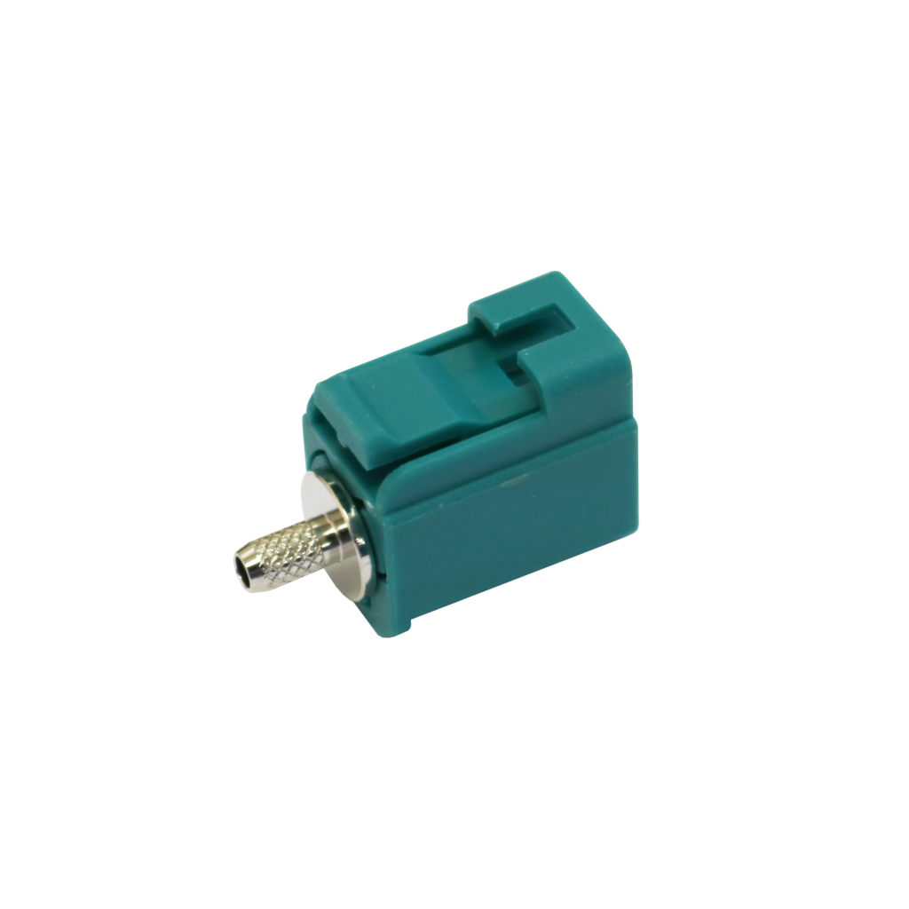 FAKRA(F) CONNECTOR FOR RG174 CODE Z (WATERBLUE)