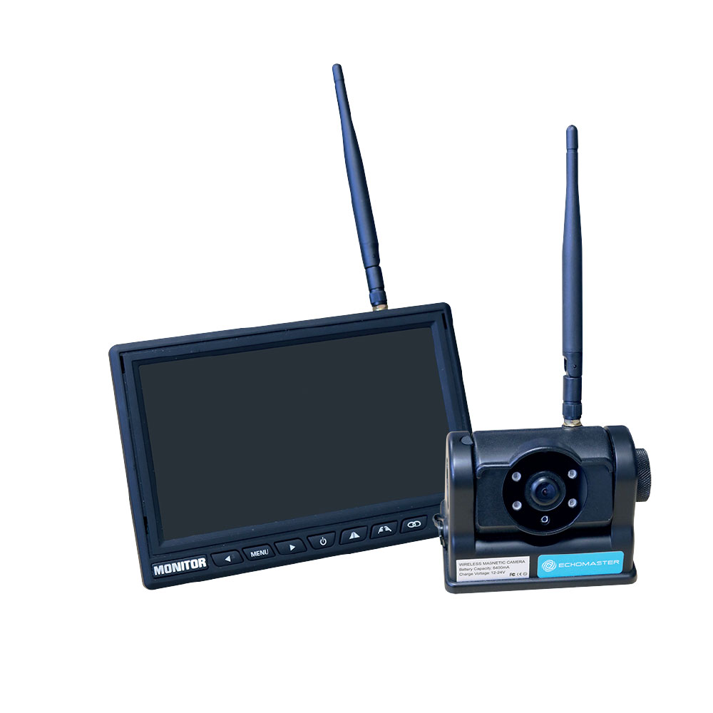720P Wireless Magnetic Camera & 7" Dash Mount Digital Monitor Kit